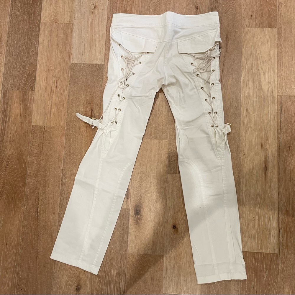 Emilio PUCCI white pants size 42 Made in Italy
